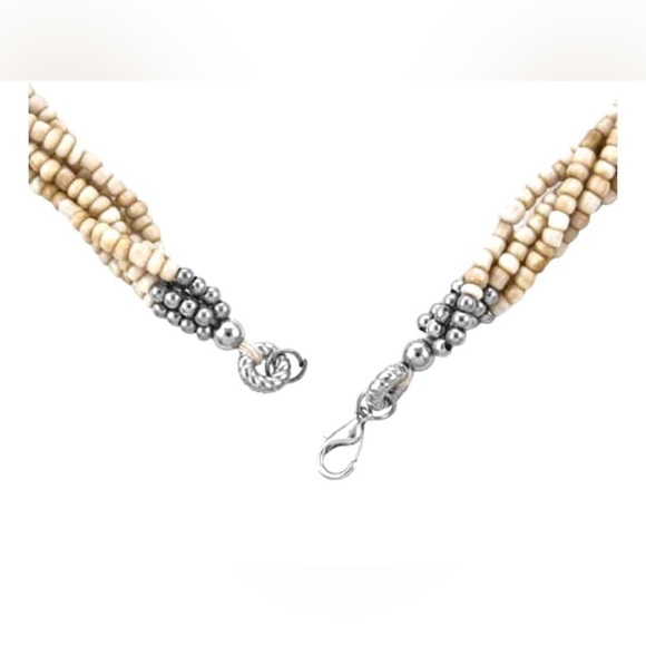 COPY - NWT Paua shell/glass seed beaded multi-strand boho 22" necklace, wrap br… - Picture 7 of 7